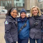 Kara Killmer Instagram - Had some fun causing trouble with these two icons; @adriyanrae and our fearless leader, Michelle Martinez. Michelle is the inspiration behind every badass paramedic move you see on @nbconechicago. She has taught us all of the technical ins and outs of EMT protocol for the show and gives us insight into her every day life as a first responder/ super hero. She has legitimized the work we do on the show for 8 and a half years and when we’re not trying to make her proud, she makes us laugh! I love my ladies. 😝 @wolfentertainment