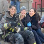 Kara Killmer Instagram - The ladies. @nbconechicago @wolfentertainment @mrmayo @hanakogreensmith #chicagofire