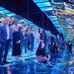 Kara Killmer Instagram – My hubby, @andrewcheney, and I had an enlightening evening at @msichicago to see #theblueparadox exhibit. It was a delightful night discussing the impact of our use of plastics and it’s impact on our oceans and our health. Thank you, @torreydevitto and @marinasqu for inviting me! And thank you, Dr. Patricia Ward, of MSI and Gabe Cleek, of @scj for stimulating conversation and proactive ideas on how to work with @conservationorg to keep our oceans alive and beautiful!! Everyone should go check it out!🌊🐬🪸🐋🐚