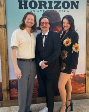 Karalynn Dunton Instagram - Austin Archer is one of the most talented people I’ve had the pleasure of working with EVER and you’re telling me I got to walk the GOLD carpet for his movie?!! ARE YOU SERIOUS?!! Go watch Horizon, I’m biting my nails in anticipation for chapter two (and also three and four). @yourpal_austin @wbpictures #wbinvited #horizonamericansaga @horizonamericansaga (keep scrolling for what I look like at the end of the night 🤧)