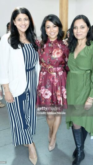 Karen David Instagram - These wonderful and inspiring women… 🙌🏾 Still smiling and giggling with our sisterhood and community @_productofculture_ South Asian Oscars brunch. Cheering each other on in each others’ journeys. Winning. ❤️🙌🏾 Thank you, dearest, @monikasabbas and @archanamisrajain for such an inspiring afternoon. 🙏🏾🙌🏾❤️❤️❤️ Makeup: @makeupbyshannonmarie 😘❤️🙏🏾 Blowout: @dianakstylist