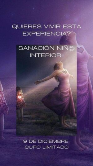 Karen Leone Instagram - ÚLTIMO GRUPO DEL AÑO. CUPO LIMITADO. SANACIÓN AL NIÑO INTERIOR. SÁBADO 9 DE DICIEMBRE. 💜✨
INFO DM
.
.
#AMOR #SANACION