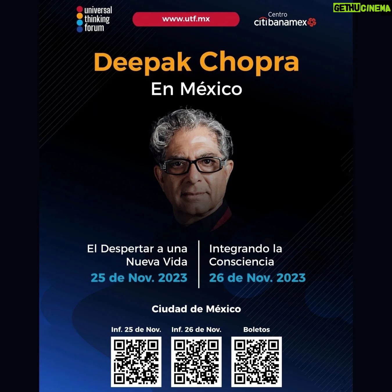 Karen Leone - 3 Likes - Feliz de ser parte de Universal Thinking Forum @utf_deepakchopra como Terapeuta Holística integral compartiendo una práctica de Meditación y Constelaciones Familiares.
Y poder compartir con Deepak Chopra🙂🙏🏼
25 y 26 de Noviembre en el centro City Banamex. Ahí nos vemos???
Links en mis stories o enviame un DM
.
.
.
#deepakchopra #consciencia #amor #sanacion #centrobanamex