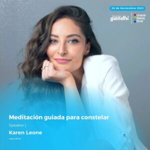 Karen Leone Instagram - 🌿 Únete a Karen Leone (@karen_leone), actriz y terapeuta holística integral, en una experiencia transformadora. Descubre la conexión profunda desde el corazón y libera, sana y transforma con una meditación guiada para constelar. 🌌✨ #SanaciónInterior #UTF2023