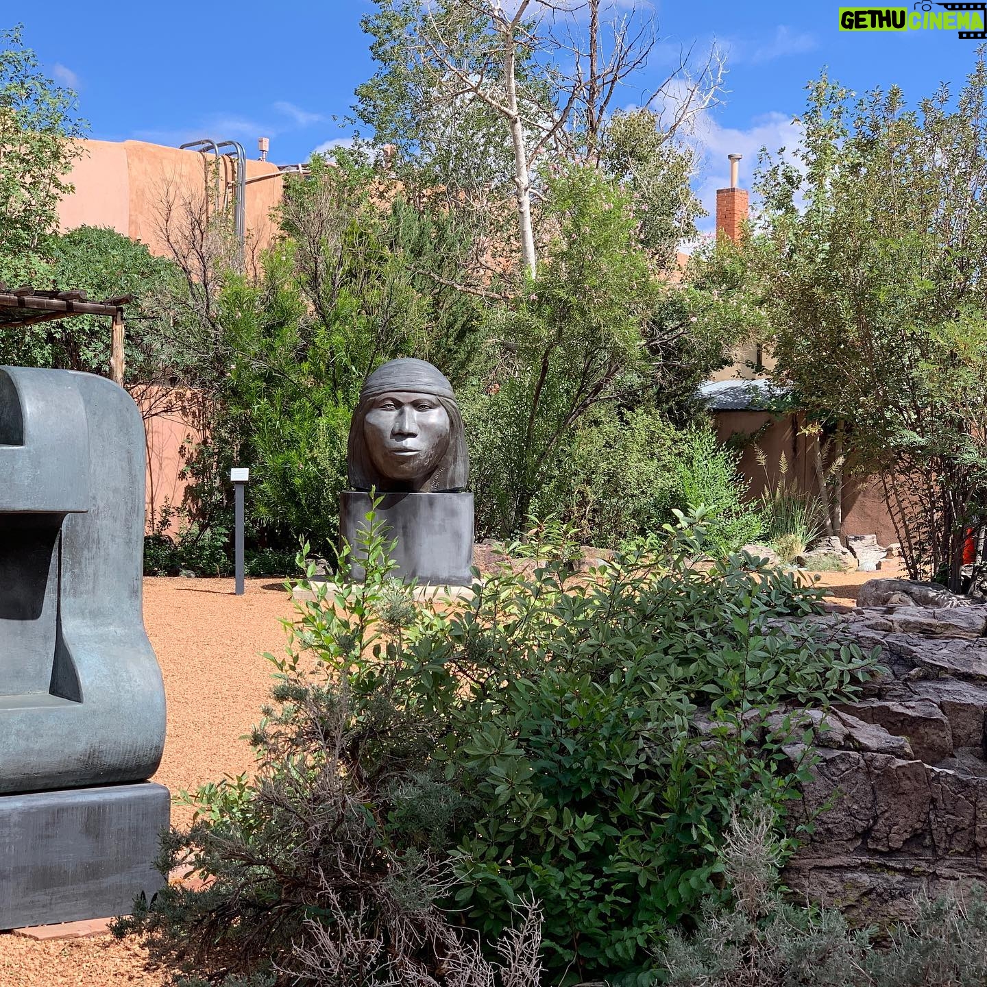 Karen Olivo - 2.1K Likes - Santa Fe…thank you. Mountains with cloud hats, Mata Ortiz pottery, Green Chile Apple fritter (not pictured…because), and the breakfast burrito to end all breakfast burritos (also not pictured).