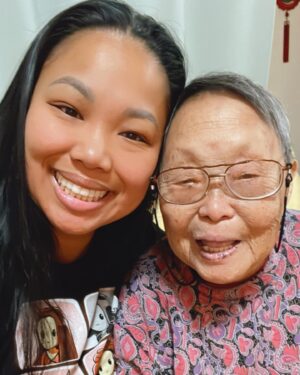 Karen Yu Instagram - I finally got to show my 95-year-old grandma my wrestling matches. She LOVED it! I was always scared to show my family what I did for a living, in fear of being judged for not following the path of what they wanted me to be. But here I am, with Grandma Choo, being proud to be ME!