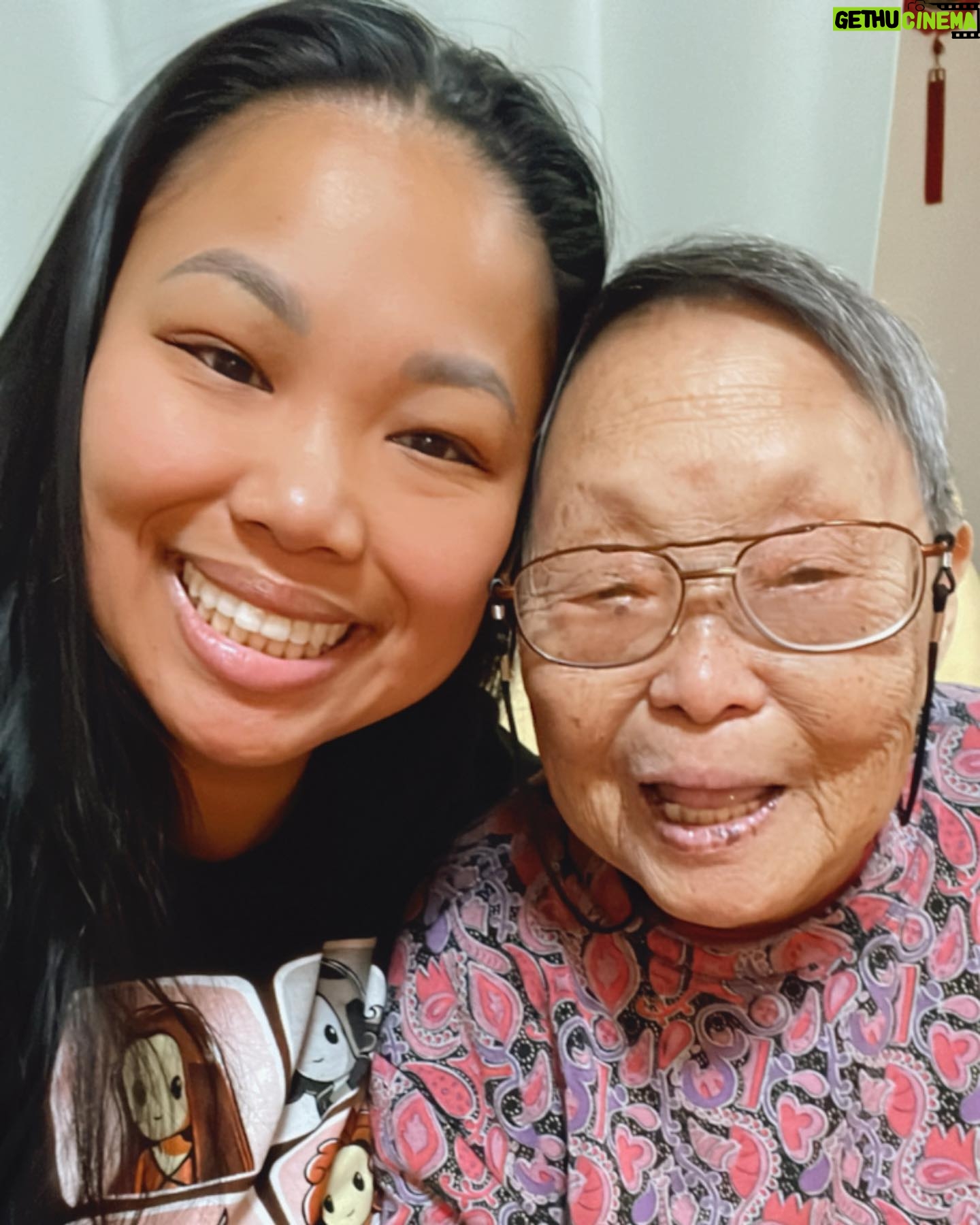 Karen Yu - 6.8K Likes - I finally got to show my 95-year-old grandma my wrestling matches. She LOVED it! I was always scared to show my family what I did for a living, in fear of being judged for not following the path of what they wanted me to be. But here I am, with Grandma Choo, being proud to be ME!