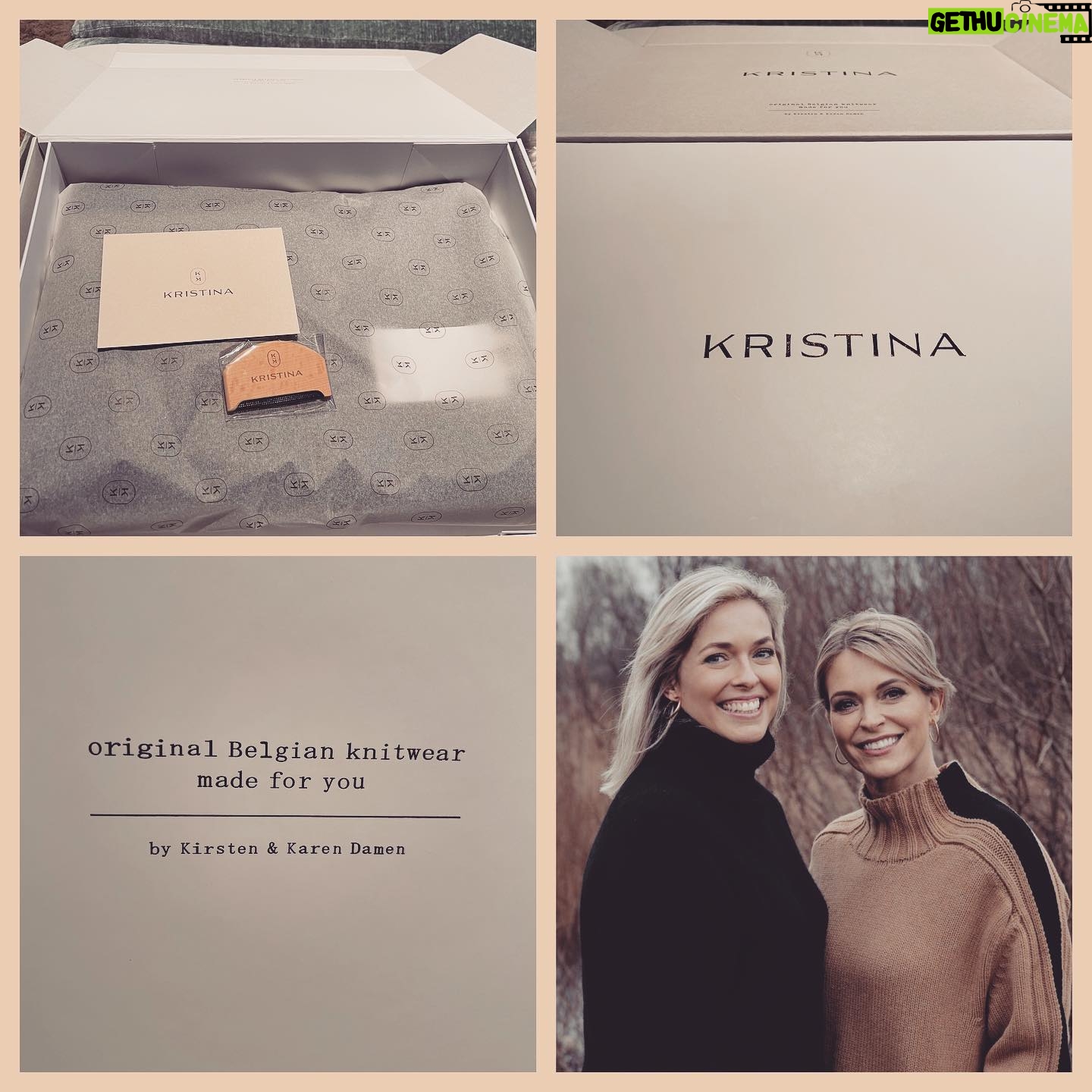 Karen Damen Instagram - Zo trots. En zo dankbaar. Nog steeds. 🙏 @kirstendamen71 @kristinaknitwear