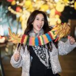 Karen Mok Man-Wai Instagram - 新的一年❣️龍光煥發🌟 Radiant Beginnings in the New Year✨ #莫文蔚 #KarenMOK #莫貓寶貝來拜年 #新年快樂 #龍年行大運 #龍年大吉 #LunarNewYear #YearoftheDragon #tommyhilfiger