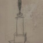 Karena Lam Kar-Yan Instagram - “Envisagement” the act of looking at a face. Giacometti’s sculptures and paintings was always about the gaze, to understand better what he saw, the complexity of the human face seemed to elude him. 46 rue Hippolyte-Maindron, in the Montparnasse neighbourhood, this small 230 square feet was used by Giacometti as a place to live and work from 1926 to his death 1966. #giacometti @fondation_giacometti