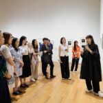 Karena Lam Kar-Yan Instagram - 謝謝每一位參加M 黑白攝影的導賞活動，第一次當導賞員…緊張又興奮，喜歡透過藝術跟大家connect。再次謝謝Gigi, 法國五月藝術節，M 團隊！展覽至7月1日，很多大師級的攝影作品在這裡一次看得夠！ @mplusmuseum @FrenchMayArtsFest #MPlus黑白 #MPlusNoiretBlanc #黑白攝影敘事 #NoiretBlancAStoryofPhotography