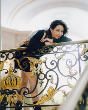 Karena Lam Kar-Yan Instagram - Louis Vuitton SS24 
📍Hotel Shangri-La Paris 

#photo @harrisontsui 
#makeup @wi11wongofficial 
#hair @kristywailing 
#wardrobe @louisvuitton