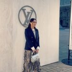 Karena Lam Kar-Yan Instagram - Our Dearest Nicolas @nicolasghesquiere , congratulations on your 10th Anniversary with @louisvuitton! I am mesmerised to see this artistic and bold F/W 24 show. Ps: So happy to have @claaragalle seated next to me throughout, such a beautiful being.