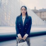 Karena Lam Kar-Yan Instagram - Our Dearest Nicolas @nicolasghesquiere , congratulations on your 10th Anniversary with @louisvuitton! I am mesmerised to see this artistic and bold F/W 24 show. Ps: So happy to have @claaragalle seated next to me throughout, such a beautiful being.