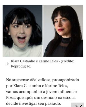 Karine Teles Instagram - Tô bem devagar nos posts, mas vim rapidinho dar uma notícia que já está circulando por aí! Agora posso contar! Salve Rosa, filme de Susanna Lira será meu próximo trabalho em cinema ! Animada demais pra me jogar nas filmagens! #aindadeferiasepostando #workbitch #cinemabrasileiro #vivaocinema #maralobão