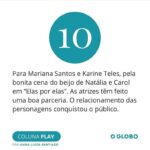 Karine Teles Instagram - Gente!!!! Tô indo gravar a última diária da novela com o coração quente! Viva o amor!!! Eu ainda acredito nele, apesar de tudo. Acredito com força, mesmo! O amor de Carol e Natália chegou mas pessoas e tá sendo lindo de ver! Essa cena aqui é também a demonstração do poder do coletivo! Tava todo mundo querendo dar seu melhor para que a cena fosse feita da melhor forma possível. @therezafalcao e @ale_marson que criaram essa história, @amoramautner que dirigiu a cena com maestria e inteligência, a equipe inteira que estava no set, atenta, concentrada e principalmente @amarianasantos Essa atriz talentosíssima que merece todos os elogios. Natália é uma personagem super difícil e Mari a encheu de brilho! Tô aqui, muito agradecida e cheia de gás para seguir trabalhando. Grata também à @colunaplay por seu carinho com meu trabalho! Viva o amor!!! #novela #tvglobo #narol #caralia #amor