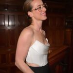 Karine Vanasse Instagram - Karine Vanasse @karinevanasse for Dune premiere last night. Stylist @indiannna @mackage @newlook.ca Hair and beauty by me @theproject.agency Using @westmanatelier @diorbeauty @patmcgrathlabs_contact @davinesnorthamerica @oribe