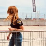 Karine Vanasse Instagram – Journée @nissansentracup 
… et quelques tours de piste scotchée sur mon siège dans la Nismo électrique 🌪️ 

h&mu et photos ✨ @leslie_ann_thomson