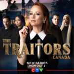 Karine Vanasse Instagram – Trust no one. Suspect everyone.
@thetraitorscanada arrives on @ctv and @cravecanada on Oct 2nd. 

This might be the most fun, unexpected and exciting ride I’ve said yes to.

For those who are already aware of the concept of this show, you know what’s coming… for the others, get ready for the biggest murder mystery game 🔪

Our 20 guests will arrive at my Manor very shortly…

📷 @ericmyrephoto