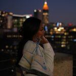 Karma Bridges Instagram - Undaunted by the fight🩵 @nanitheboss @spelman_college 📸: @artofbrijones