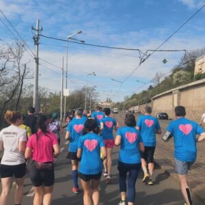 Karolína Muchová Instagram - In Prague, speed was secondary; what mattered was the journey we embarked on together with @rwttc. Our goal transcended personal achievements, aiming to give every child the joy of the race and the liberating rush of the wind. Though the marathon tested our limits, it ended in a triumph of collective will, where every runner, every stride, marked a victory. A memorable half marathon for all, powered by heart. @runczech