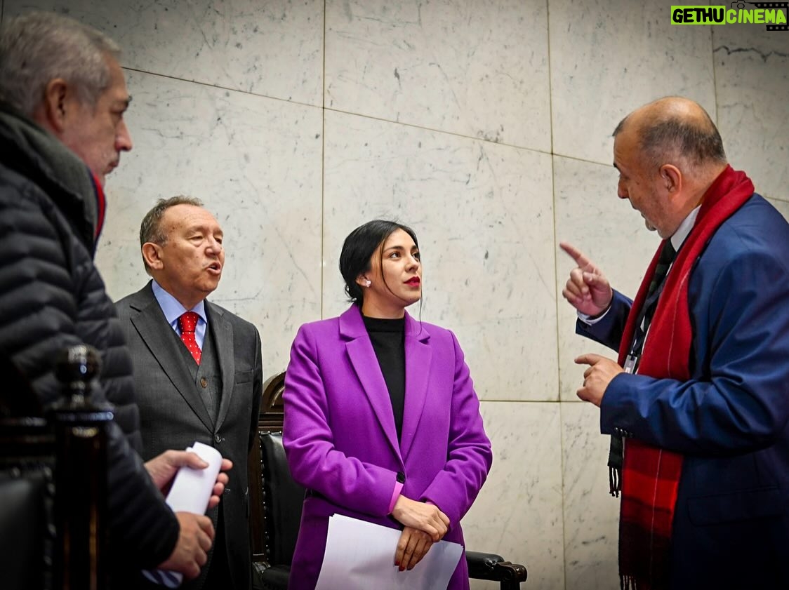 Karol Cariola Instagram - #CuentaPúblicaPresidencial 🇨🇱 Esta mañana, junto al presidente del Senado, @senadorjosegarciaruminot y el secretario general del Senado, Raúl Guzmán, recorrimos el Salón de Honor del Congreso Nacional para alistar todos los detalles para este sábado 01 de junio. ✅ 📍Desde el Congreso Nacional, nuestras funcionarias y funcionarios tanto del @senadochile como de la Cámara de @diputadasydiputadoscl han trabajado intensamente durante varias semanas en los preparativos para esta tercera Cuenta Pública del Presidente @gabrielboric 👏 📸 @pablo_ovalle_isasmendi