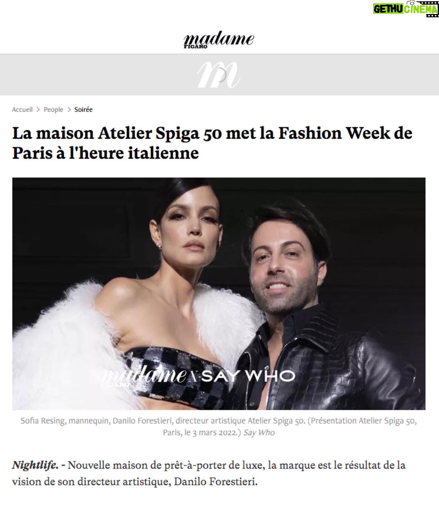 Karolina Muller - 3 Likes - Another article @madamefigarofr  It was such a  beautiful event and launch of a new luxury fashion brand  I had a great pleasure to attend @atelierspiga_50 @daniloforestieri  Photo credit @saywho.fr  Special thanks @bjs_houseproductions  #pfw #pfw22 #pfw2022 #celebritynews #celebrityfashion #celebritystyle #pfwstreetstyle #moda #modafeminina #polskakobieta #aktorka #modelka #actorslife #celebritygossip #inthenews #fashionstyle #madamefigaro #soirée #fashionweek #photography #picoftheday #photooftheday #pictureoftheday #exploremore #trendingnow #actor #model #celebrity #karolinamuller #karolinamullerofficial @karolinamullerofficial