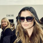 Karolina Muller Instagram - “Love not war” “Art not war” This was quite an event @dior And here’s yet another capture of me during Paris Fashion Week 2022 Photo credit @gosiablasiak_ Special thanks @bjs_houseproductions #lovenotwar #artnotwar #dior #fashionweek #fashionstyle #pfw22 #pfw2022 #diorshow #celebritystyle #celebrityfashion #photooftheday #pfwstreetstyle #photography #portraitphotography #pictureoftheday #diorama #moda #modafeminina #polskakobieta #aktorka #modelka #parisianstyle #actorslife #celebnews #actor #model #karolinamuller #karolinamullerofficial @karolinamullerofficial