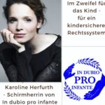 Karoline Herfurth Instagram - 🥳 wir sind online!! 🥳 Das hier ist eine absolute Herzensangelegenheit von mir! Wenn Ihr mehr wissen wollt, neugierig seid oder Unterstützung braucht - kommt uns auf unserer Seite besuchen (link in Bio ☺️) Ich bin sehr stolz, Teil dieser starken Truppe zu sein und mich als Schirmherrin von IN DUBIO PRO INFANTE gemeinsam mit einem immer weiter wachsenden Netzwerk gegen institutionelle Gewalt an Kindern einzusetzen. ❤️ Und wer noch mehr Einsicht haben möchte über institutionelle Gewalt an Kindern durch deutsche Familiengerichte dem lege ich das Buch von der wunderbaren @umgang_sorgerecht_coaching an‘s Herz, mit einem Vorwort von @sonja_howard_official und mir ☺️ ✨gemeinsam für ein kindersicheres Rechtssystem✨