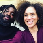 Karyn Parsons Instagram - FINALLY had the pleasure of meeting superstar @jasonreynolds83 at the 30th Anniversary of the African American Children’s Book Fair in Philly! Great time! Great fair! Thank you, @vlloydsgam !!! #SavingTheDay 🚦📗🥰 #FlyingFree ✈️📕🥰 #HowHighTheMoon 🌙📘🥰
