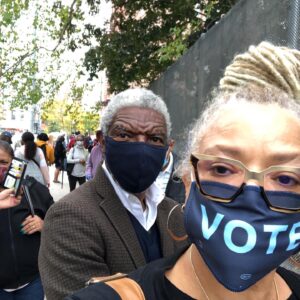 Kasi Lemmons Instagram - First day of early voting in NY. Let’s DO this y’all!! #vote #voteblue2020 #voteearly #bidenharris2020