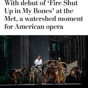 Kasi Lemmons Instagram - Incredible reviews. So damn proud. Thank you Terence for changing the face of opera👊🏽👊🏽👊🏽 #fireshutupinmybones #metsoblack #metopera #blackopera