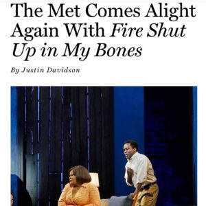 Kasi Lemmons Instagram - Incredible reviews. So damn proud. Thank you Terence for changing the face of opera👊🏽👊🏽👊🏽 #fireshutupinmybones #metsoblack #metopera #blackopera