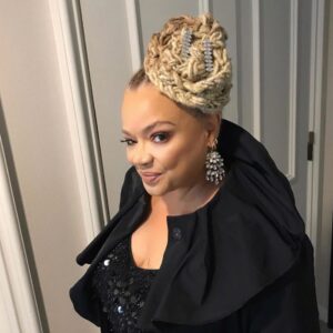 Kasi Lemmons Instagram - Big shout out and love to Cheryl Bergamy for keeping my hair so fly this award season! I love you💋#cheryltbergamy