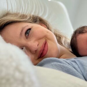 Kassandra Clementi Instagram - Looking at him, with her on my chest - no better place. @danmckerna