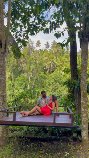 Kasturi Chhetri Instagram - Sukoon 🌳💚
.
.
.

#bali #indonesia #couple #travel  #peace #fyp