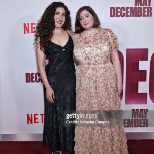 Kate Berlant Instagram - You can now stream May December on Netflix, directed by Todd Haynes and written by my childhood best friend, Samy Burch. May December is technically her debut, but she has been churning out complicated and hysterically funny screenplays and plays since she was this 16-year-old on my bedroom floor. I love this movie, it’s completely her - she’s the only one who could have written it. I love you, @sermyberch