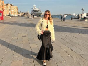 Kate Bryan Instagram - Ah Venice. Every two years we besiege you with millions of artworks, thousands of art addicts, plus thousands of people with status anxiety and you always, always deliver. Sublime skies, art that might just change the world, chance encounters and very sore feet. 

Whenever I arrive I always quote Anthony Burgess and my husband rolls his eyes for having heard it so much since I studied here 22 years ago… 

Despair of man and go to Venice: you will cease to despair. If human beings can build a city like this, their souls deserved to be saved.