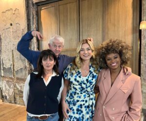 Kate Bryan Instagram - Sky Arts Portrait Artist of the Year is back and it’s season TEN!!!! 

We kicked off last night (sorry I’m late- it’s Frieze Art week in london so I have no sense of time and space) with some wicked artists and gorgeous sitters - Richard Curtis, Emma Freud (and cat) and Fleur East.  And yes I asked Richard lots of questions about his movies and it turns out he and Emma are POATY super fans and asked us lots of very specific geeky questions in return. 🥹We do have a lovely time making this show. Available on Sky Arts catch up, repeats and freeview channel 11 every Wednesday at 8pm. 

#poaty #portraitartistoftheyear #paoty2023 #poatys10 #mypoatw #artaddict #richardcurtis #fleureast #emmafreud #thejudgementals #portrait