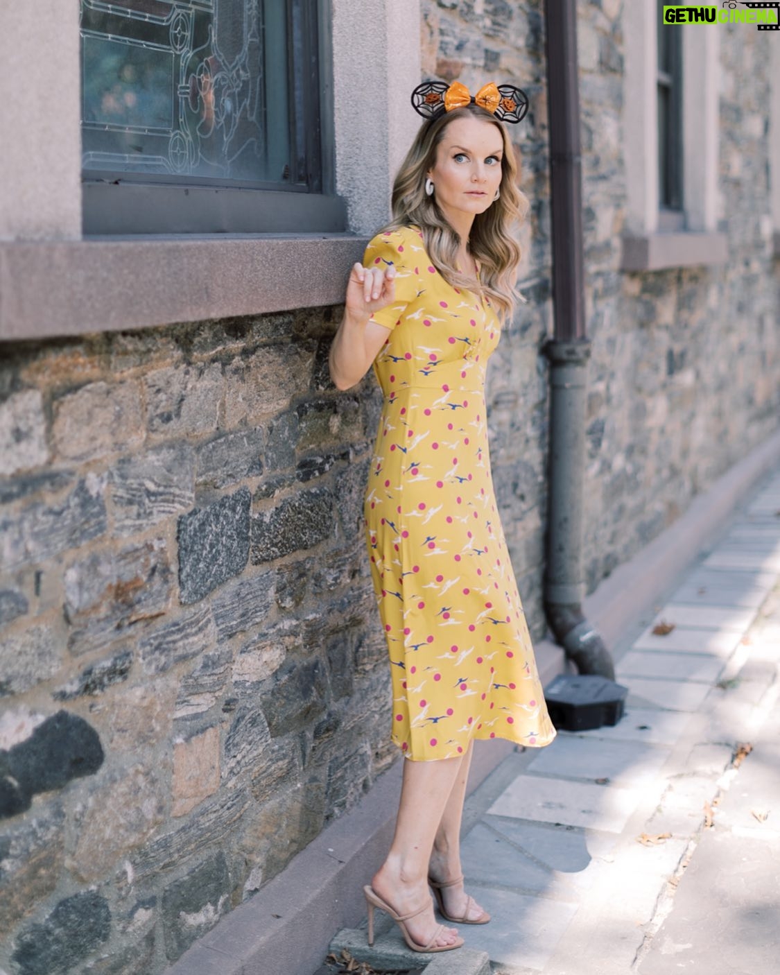 Kate Reinders - 5.9K Likes - Halloween is around the corner! This costume was called “spooky-eared spring fling” (ok yes. It’s just me in a pretty dress w scary ears. Boo!) 👻