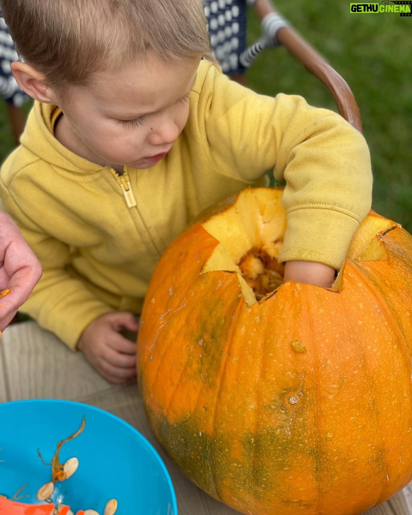 Kate Reinders - 7.7K Likes - May I present: Luke’s “jack-O-lantern face”. In it to win it!
You’ve got one week left to get your pumpkin-in’ on! Have fun! 🧡