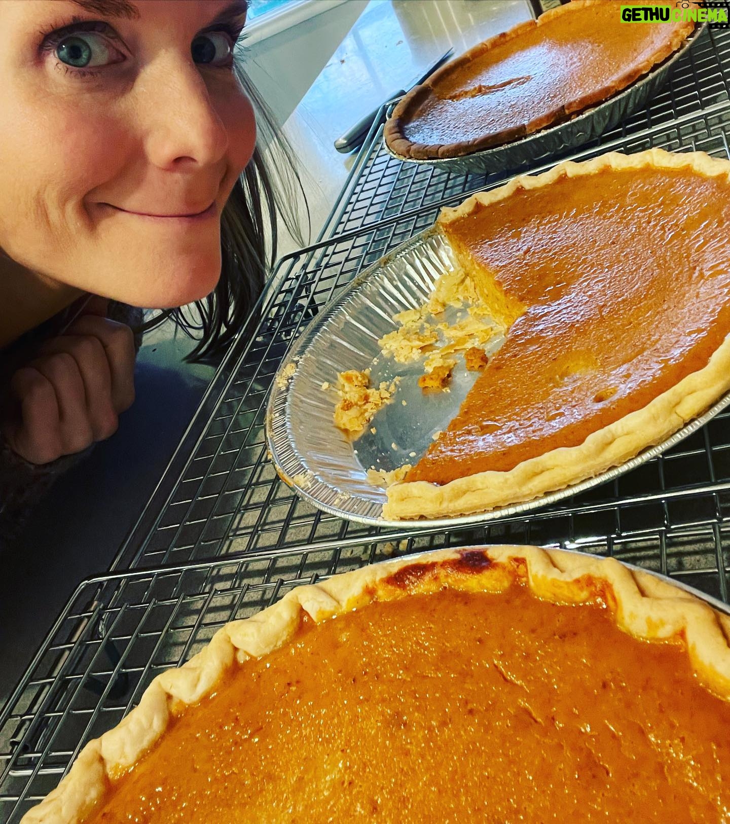 Kate Reinders - 7.2K Likes - I MADE THREE PIES! (And yes. I already ate some. Yum!)
HAPPY THANKSGIVING EVE! 🧡