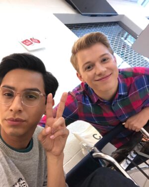 Kate Reinders Instagram - When @frankiearodriguez steals your phone… (I loooove you, Frankie!! And Joe!!!! 🩷❤️)
