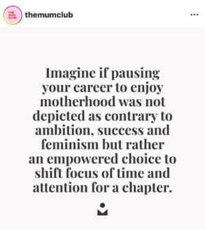 Kate Silverton Instagram - … and here’s another 

@themumclub THIS … and YES .. I will post thoughts in a reel on this - such an important post for women and mothers everywhere … 

We CAN do it all … just not at the same time 

#internationalwomensday