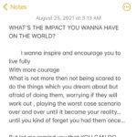 Kate Cast Instagram – WHAT’S THE IMPACT YOU WANNA HAVE ON THE WORLD?
I wanna inspire and encourage you to live fully
With more courage
What is not more then not being scared to do the things which you dream about but afraid of doing them, worrying if they will work out , playing the worst case scenario over and over until it became your reality… until you kind of forget you had them once…
But let me remind you that YOU CAN DO ANYTHING
The only real limitations are your self doubts, fear and limiting beliefs you have been cultivating inside yourself for years
Break them up!!!
Break into who you really are.
Just like the caterpillar 🐛 has to give up her cocoon to become the butterfly 🦋
WHAT IF I FALL ? Oh, my darling, what if you FLY ..? 🦋
