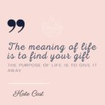 Kate Cast Instagram – FIND YOUR PURPOSE
by living out positive values
Sometimes our life looks great on papers and/or on our socials (Instagram).
Everything looks amazing 🤩
We seem like “having it all” when looking from outside. (I have “glamorous life” of fashion model; means everything it’s easy and I don’t even need to move my finger and have it all already 😂😅
But HOW DOES IT ACTUALLY FEEL FROM INSIDE?
Are you happy? Do I feel like your life is meaningful to You and the people around You?
Do you feel like living your dreams?
Living with purpose also means to LIVE ON PURPOSE.
It doesn’t need to be a big thing. You don’t need to wait till you will reach some of your goals like being the CEO of the company, traveling around the world, making certain amount of money, having more education or start a non-profit organization or charity.
– those things are avenues on our purpose
But THE PURPOSE comes from within us – and so it’s always available. Even right now 😊
THINK ABOUT :
💕 WHO DO YOU WANNA BE in this Life AND WHAT DO YOU VALUE?
💕 WHAT ARE THE THINGS YOU WANNA BE DOING?
💕 WHAT ARE THE STRENGTHS YOU WANNA EMBODY?
💕 WHICH KIND OF PERSON YOU WANT TO BE FOR OTHERS ( the parent, the friend, the leader,..) AND YOURSELF?
💕 WHAT’S THE WORK YOU WANNA DO?
Asking Yourself these Questions and Your Answers to them -> THAT’S YOUR PURPOSE
You don’t have to wait a Magic 🪄 moment when everything becomes clear.
It’s something that evolves over time.
And we don’t need to stress ourselves to find it right now.
It emerges from our daily actions.
How we fill our time and where we focus.
We can even have multiple purposes in our life.
WHAT’S ONE WAY YOU CAN EXPRESS YOUR PURPOSE TODAY?
Maybe you can give some flowers 💐 to a good friend/gf/bf or even yourself, buying the coffee ☕️ the person next to you in a bar, helping older person 🧓🏻 with his grocery, smiling on the street on total stranger,…
It’s not even about WHAT You do But HOW YOU DO IT.
We all need a purpose.
To know our lives have value, meaning and that add value.
Deciding what has meaning to you and acting from there.
SHINE ✨ BRIGHT.
THE WORLD NEEDS THAT SPECIAL GIFT THAT ONLY YOU HAVE.
~ Marie Forleo