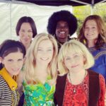 Kate Mara Instagram - Repost from @elizabethbanks • #CallJane is in theaters today. This amazing group of women are in it and their work and spirit lifted me up the whole time! I caught @wunmimosaku dancing (swipe!) that’s how much fun we were having. Enjoy what we made with love. #sigourneyweaver @therebeccahenderson #kristinaharrison @msphyllisnagy