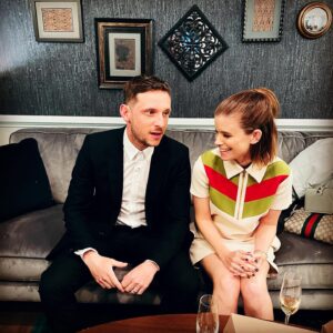 Kate Mara Instagram - Me and hub celebrating in honor of @smellofmoneydoc (so sad to miss our premiere today @hotdocs_ ) and #shininggirls out now @appletvplus 💚