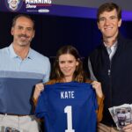 Kate Mara Instagram - Football is family 💙 Link in bio to watch @katemara on The Eli Manning Show!