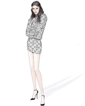Kate Mara Instagram - Thanks to #independentspiritawards for recognizing @ateacherfxonhulu last night🤍
Congrats to #imaydestroyyou on the win!
And, thank you @miumiu for the rad outfit and cutie sketch🤍